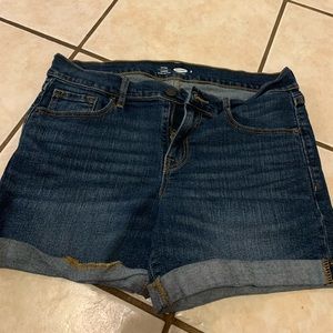 Old navy blue Jean shorts